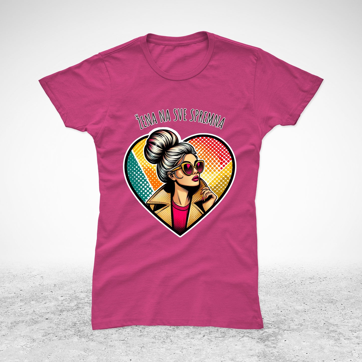 Žena na sve spremna - majica