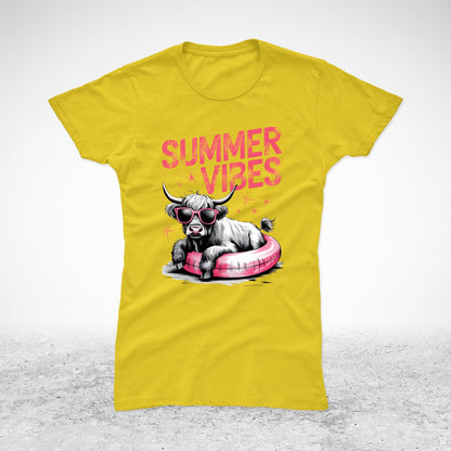 Summer Vibes Cow - majica