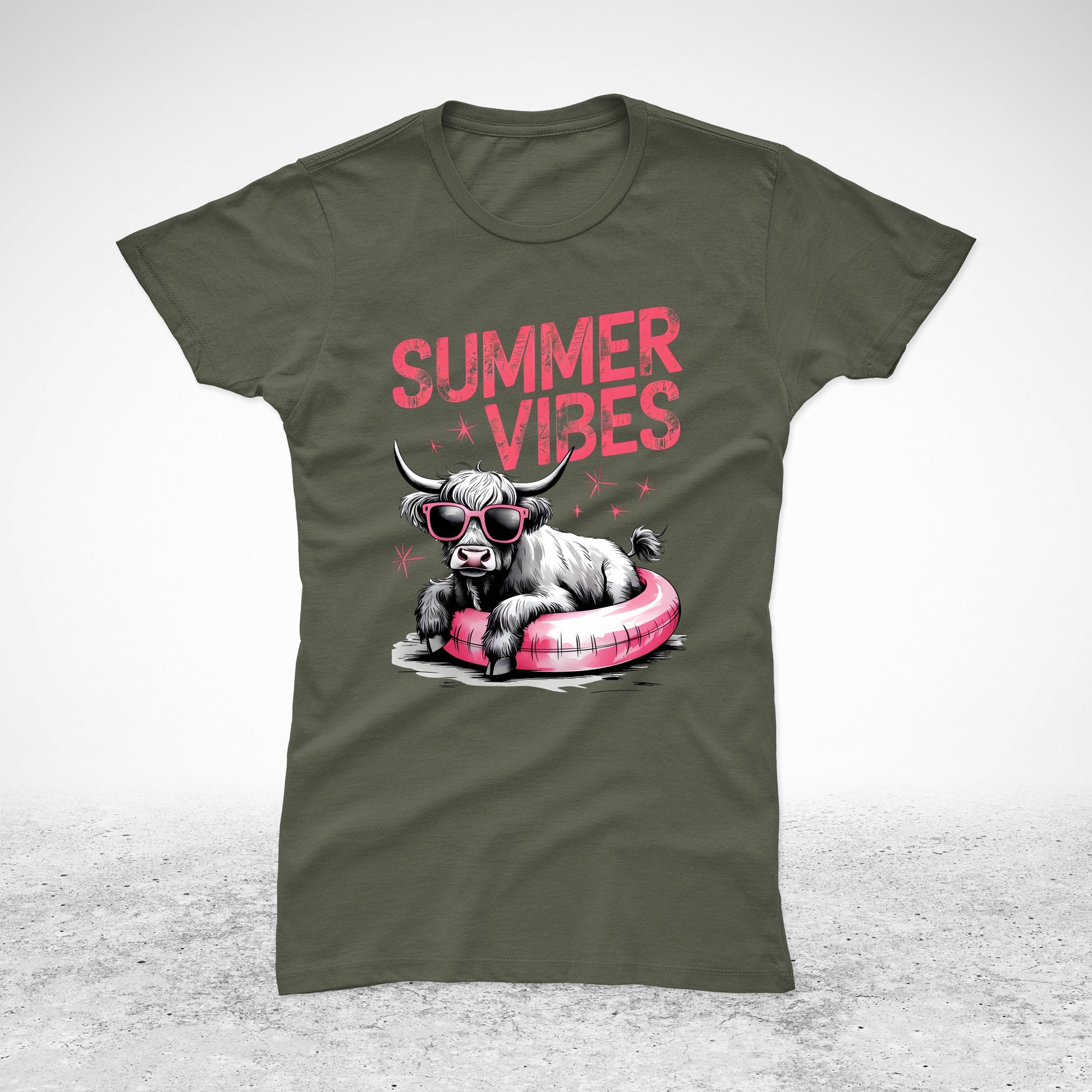 Summer Vibes Cow - majica