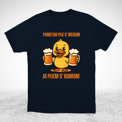 Pametan pije s merom - MUŠKA MAJICA XL