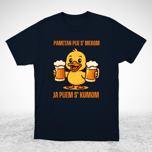 Pametan pije s merom - MUŠKA MAJICA XL
